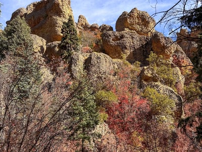 View of Maple Canyon Arch Trail